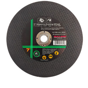 7 Inch x 5/8 Inch - DM Bullard Masonry Cutoff Wheel
