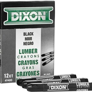 Black Lumber Crayons - Box of 12