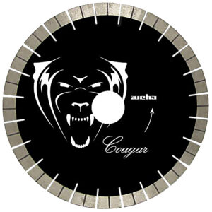 14 Inch x 25mm Black Cougar Diamond Bridge Saw Blade