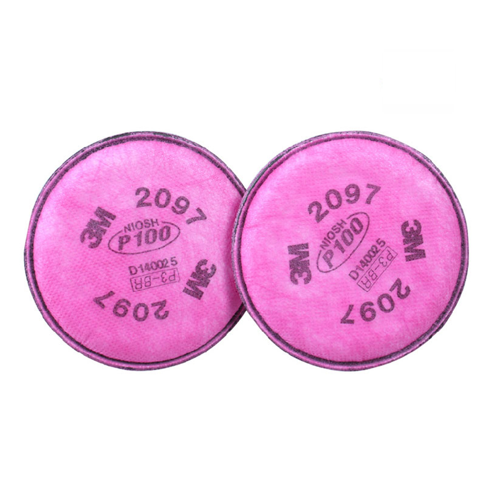 2097/07184 Pack of 2 AAD P100 Particulate Filter Respiratory Protection with Nuisance Level Organic Vapor Relief 