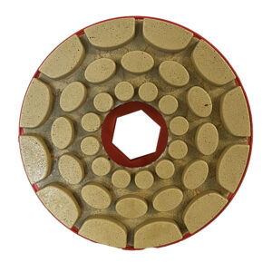 6 Inch Tenax Snail Lock Discs - for Bullnoses and Straight Edges, 400 Grit