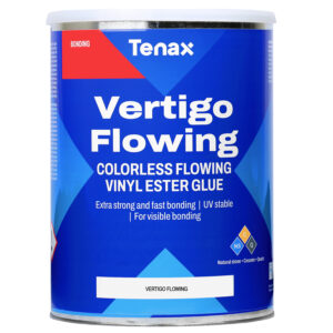 Tenax Vertigo Water Clear Flowing Glue 1 Gallon