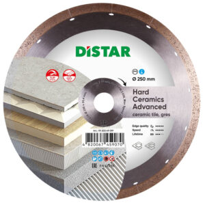 10″ X 1′ Distar Diamond Cutting Blade for Hard Ceramics - Advanced
