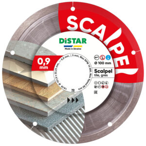 DSTARSC4 4" x 7/8" DISTAR SCALPEL DIAMOND CUTTING BLADE FOR HARD CERAMICS ADVANCED