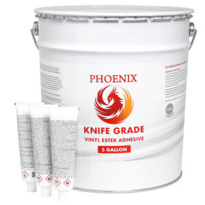 Phoenix Extra Clear Smooth Knife Grade Vinyl Ester Resin - 5 Gallons