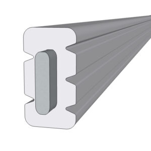 Steel Fiberglass Rodding 1/8 Inch x 3/8 Inch x 330 Feet