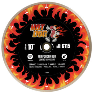 10" QEP HotDog Tile Saw Blade