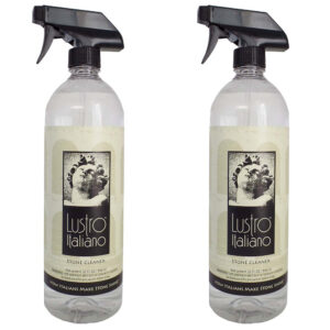 Lustro Italiano Natural Stone Counter top Cleaner 32oz - 2 Bottle Kit