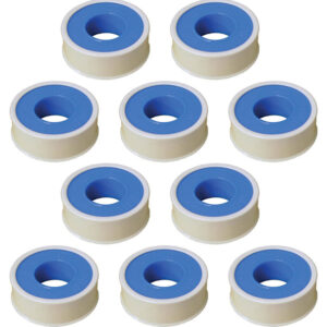 1/2 Inch x 520 Inch PTFE Tape 10 Rolls