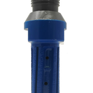 OMASYSTEM HS QUARTZITE FINGER BIT,  40MM, BLUE, 8 SEGMENT, 1/2 GAS DOUBLE-CUT THREAD